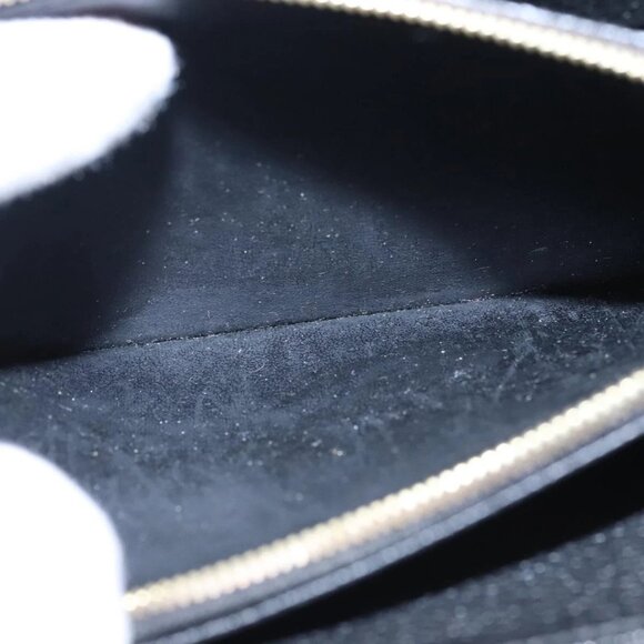 LOUIS VUITTON Monogram Empreinte Zippy Wallet Black M61864 LV Auth BD532 - Picture 12 of 16